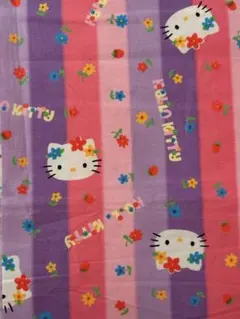 サンリオ　ハローキティ 生地 はぎれ平成レトロ