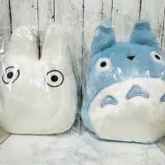 【となりのトトロ】 中トトロ &小トトロ　ダイカットクッションのサムネイル