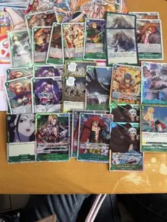 ワンピースカード　緑　デッキパーツ　26枚　SR R バラ売り可