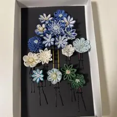 つまみ細工髪飾り　成人式　卒業式　七五三　結婚式　振袖