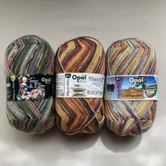 Opal 毛糸 セット 3種