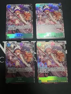 ナミ パラレル　プロモ　プレミアムカードコレクションOP02-036 4枚