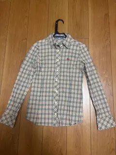 BURBERRY BLUE LABEL ノバチェック フリルブラウス 半袖 S - メルカリ
