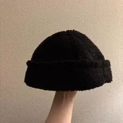 CONTROL FREAK ボアニット帽 ブラック