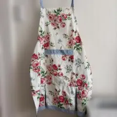 ローラアシュレイ　花柄 ローズ柄 エプロン 水玉模様のサムネイル