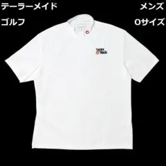 テーラーメイド ゴルフ　メンズ　半袖モックネックシャツ　Oサイズ　ホワイト　白のサムネイル