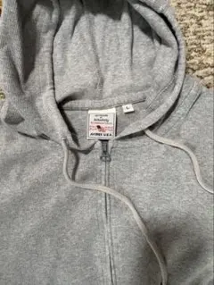 AVIREX U.S.A. ジップアップパーカー グレー L 秋冬服