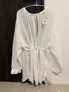 LEPSIM ホワイト 長袖シャツ Fサイズ