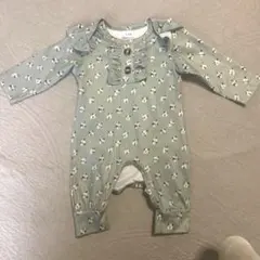 花柄ロンパース　50-60 花柄　春服　sheinのサムネイル