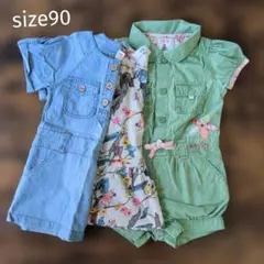 ベビー服 ワンピース 2点セット 90cm No26のサムネイル