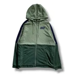 F3724 NIKE ジップパーカー サイズL グリーン