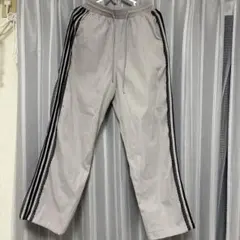 サイドストライプ グレー カジュアルパンツ