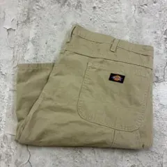 Dickies　リラックスフィット ショートパンツ 42 ベージュ 無地 古着