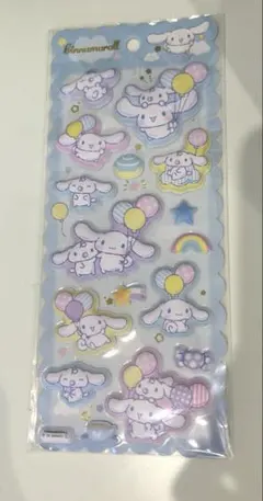 シナモロール サンリオ マシュマロ シール もちもち 新品