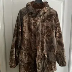 Columbia カモフラージュ フリースジャケット LL