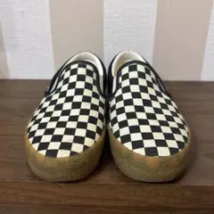 vans チェッカー スリッポン