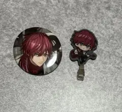 【2時だとか】狂騒RIOT ローレン・イロアス ヘアクリップ&缶バッジ