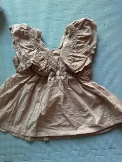 ハンドメイドワンピース　流行りの茶系♡