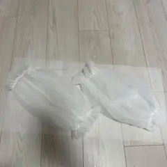 ウェディングドレス　つけ袖、パフスリーブ