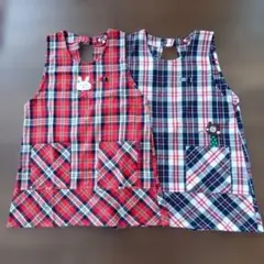 保育士エプロン TA・KE・MI ANIMAL COLECTION 2セット