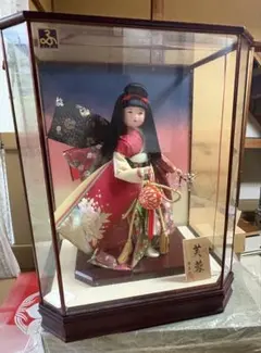 【極美品】市松人形 ペア 京旭作 男子 女子 着物姿 ガラスケース入り 化粧箱付 極美品】市松人形 ペア 京旭作 男子 女子 着物姿 ガラスケース入り