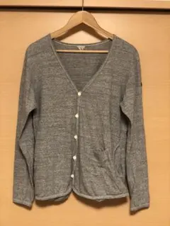 グレー Vネック カーディガンのサムネイル