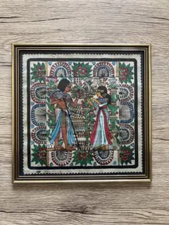 パピルス絵画 サイズA4で額縁つき ￼￼土産品で自宅長期保存品 パピルス絵画 サイズA4で額縁つき ￼￼土産品で自宅長期保存品 - メルカリ