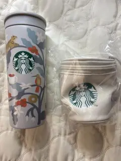 スタバ　福袋2026 ステンレスボトル　カップポーチ 2点セット