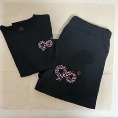 90 Logo Girl Cropped Tee x Sweat Pants M