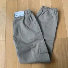 UNIQLO キッズ ウルトラストレッチカーゴジョガーパンツ 160 ベージュ