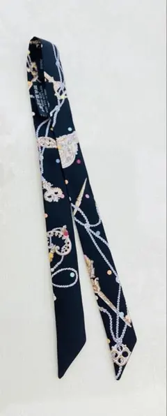 エルメス　ツイリードール　レクレアポア　黒 HERMES 【新品未使用】エルメス ツイリー レクレアポア ノワール