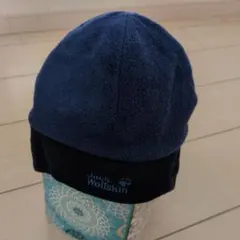 Jack Wolfskin フリース帽子Navy kid's 色違い出品中〜