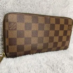 【美品】ルイ・ヴィトン　ダミエ　ジッピーウォレット　長財布 ◆