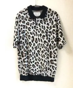WACKOMARIA ポロシャツ　豹柄　ヒョウ柄　レオパード