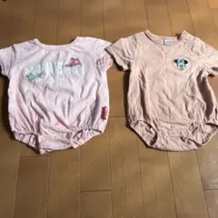 70cm 半袖ロンパース　コンバースとミニー フタフタのサムネイル