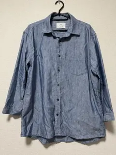 URBAN RESEARCH アーバンリサーチ　クールリネン七分袖シャツ L