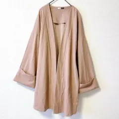 DAY&NIGHT 【M】コーディガン くすみピンク ロングカーディガン