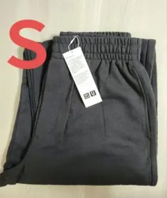 新品 UNIQLO U スエットカーブパンツ 男女兼用 グレー Ｓ 今期