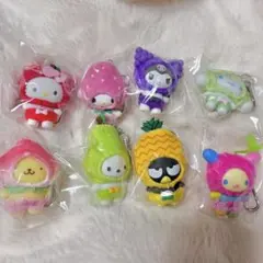 【新品未開封】サンリオ ちびっとも コンプリート くだもの フルーツ