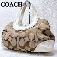 COACH Ergo Pleated Signature Kisslock