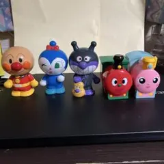 ほかほかピープー SL、ポッポ、アンパンマン、コキンちゃん、バイキン　5セット