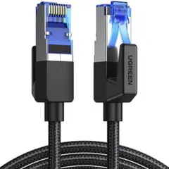 UGREEN LANケーブル CAT8 10M メッシュLANケーブル