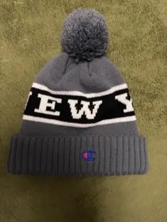 00s champion ボンボンニット帽 New York