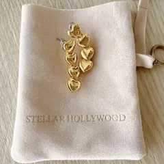 STELLAR HOLLYWOOD ゴールド ハート型 ピアスのサムネイル