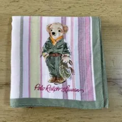 ポロラルフ・ローレン ストライプハンカチ