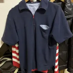 CHAPS RALPH LAUREN ジップポロシャツ ネイビー メンズ
