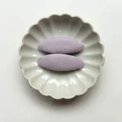 ハンドメイド　パッチンピン　no.53 ライトパープル　2点セット