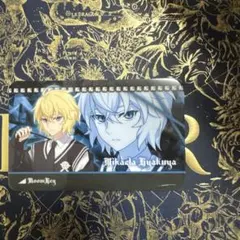 終わりのセラフ　カラオケの鉄人　カラ鉄　ルームキー風カード　ミカエラ 終わりのセラフ カラオケの鉄人 カラ鉄 ルームキー風カード ミカエラ