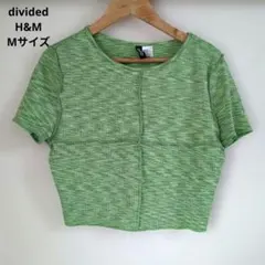 divided✨️/h&m/Mサイズ/トップス/半袖/グリーンのサムネイル