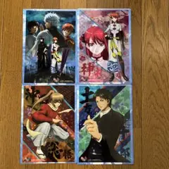 銀魂 クリアコレクション ジャンボカードダス 事万屋 銀時 土方 九兵衛